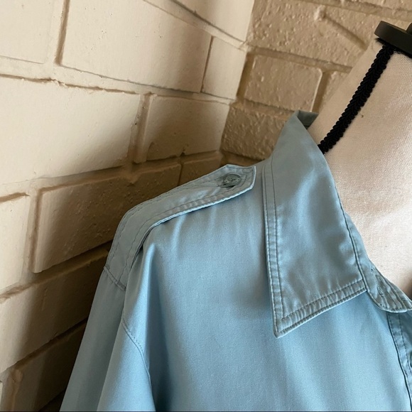 Womens Tilley Endurables Button Front Shirt Floral Botanical Blouse Size XL - Picture 3 of 10